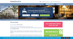 Desktop Screenshot of hotelszurich.it