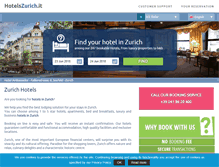 Tablet Screenshot of hotelszurich.it